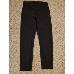 Lululemon Pants Womens 6 Black High Rise Yoga Leggings Athletic Compression Gym